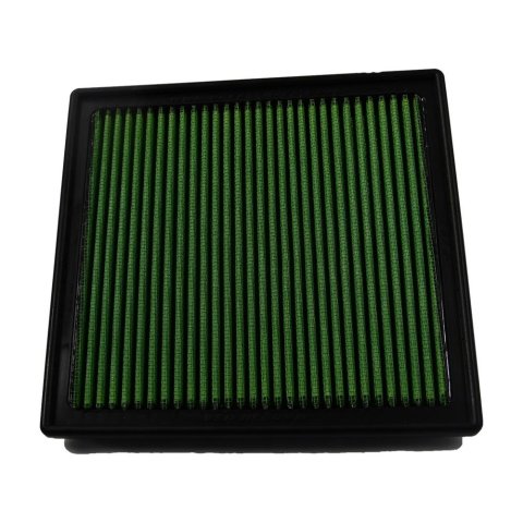 Green Filter High Performance Factory Replacement Air Filters 7374 Filter, Replacement, Panel, Woven Cotton, Green, Subaru, Each