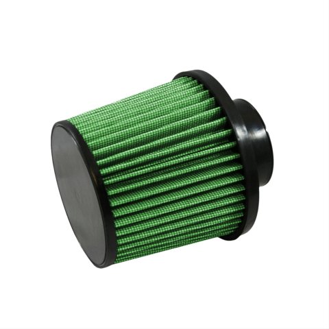 Green Filter High Performance Universal Air Filters 2353 Filter, Conical Flanged, Woven Cotton, Green, 2.750 in. Inlet Flange, 5.00 in. Length, Each