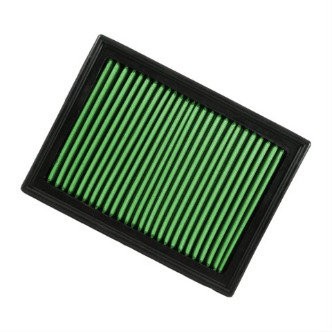 Green Filter High Performance Factory Replacement Air Filters 7142 Filter, Replacement, Panel, Woven Cotton, Green, Dodge, Jeep, Each