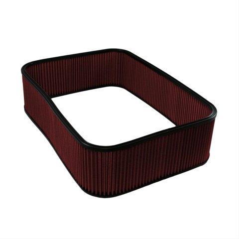 Green Filter High Performance Universal Air Filters 4039 Filter, Universal, Sprint Car Box Red Color 5", Height