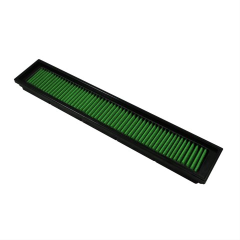 Green Filter High Performance Factory Replacement Air Filters 7111 Element, Panel, Woven Cotton, Green, Mercedes-Benz, 2.3L, Each