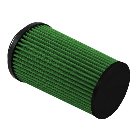 Green Filter High Performance Factory Replacement Air Filters 2499 Filter, Replacement, Conical Flanged, Woven Cotton, Green, Chevy, GMC, Hummer, Isuzu, Each