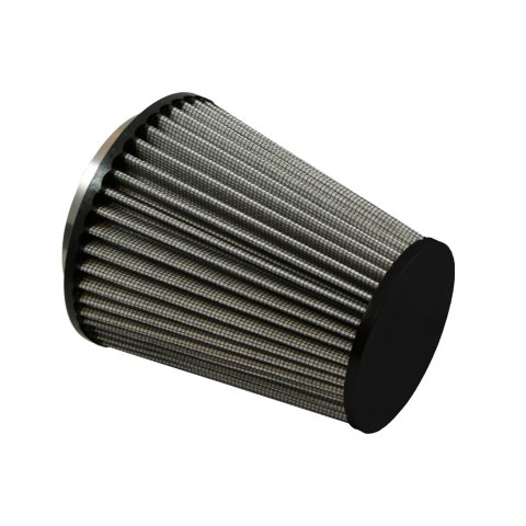 Green Filter High Performance Universal Air Filters 2850 Filter, Conical Flanged, Woven Cotton, White, 3.50 in. Inlet Flange, 6.25 in. Length, Each