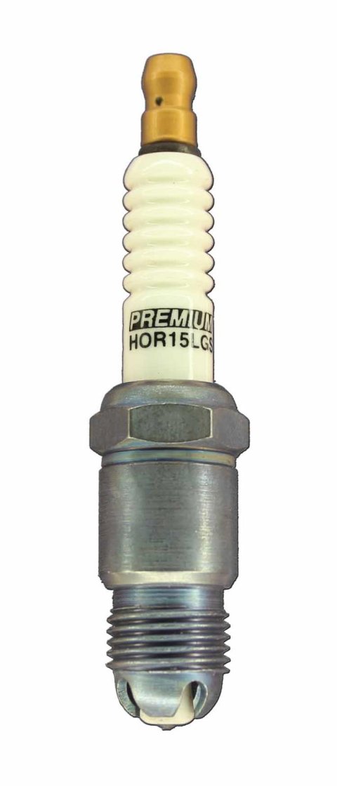 Brisk Premium LGS Spark Plugs HOR15LGS Plug, LGS, Silver, 14mm Thread, 0.500 in. Reach, Tapered Seat, 5/8 in. Wrench Size, Each