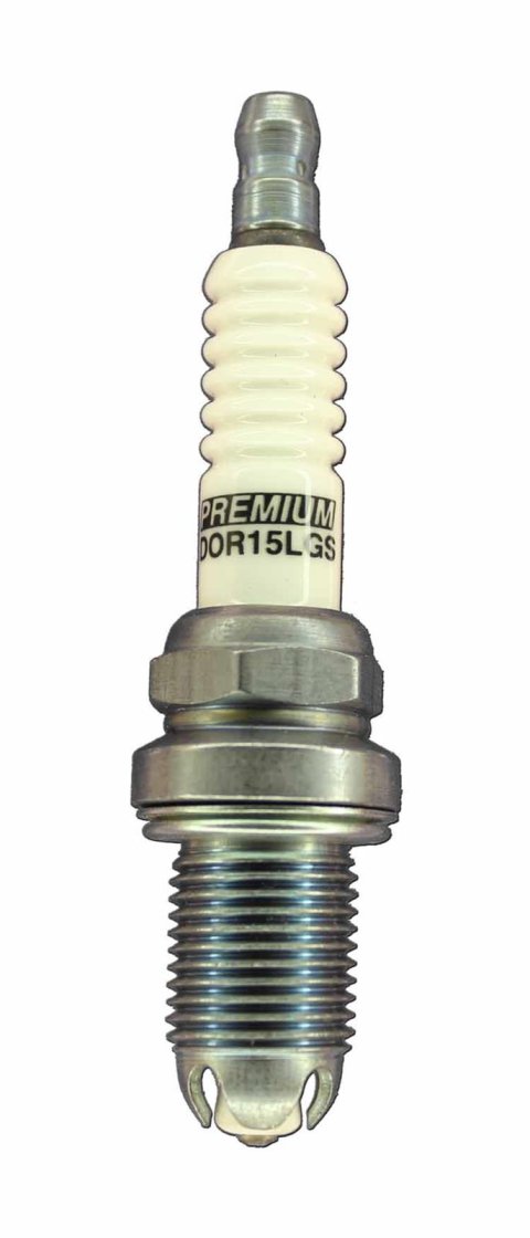 Brisk Premium LGS Spark Plugs DOR15LGS Plug, LGS, Silver, 14mm Thread, 0.748 in. Reach, Gasket Seat, 5/8 in. Wrench Size, Each