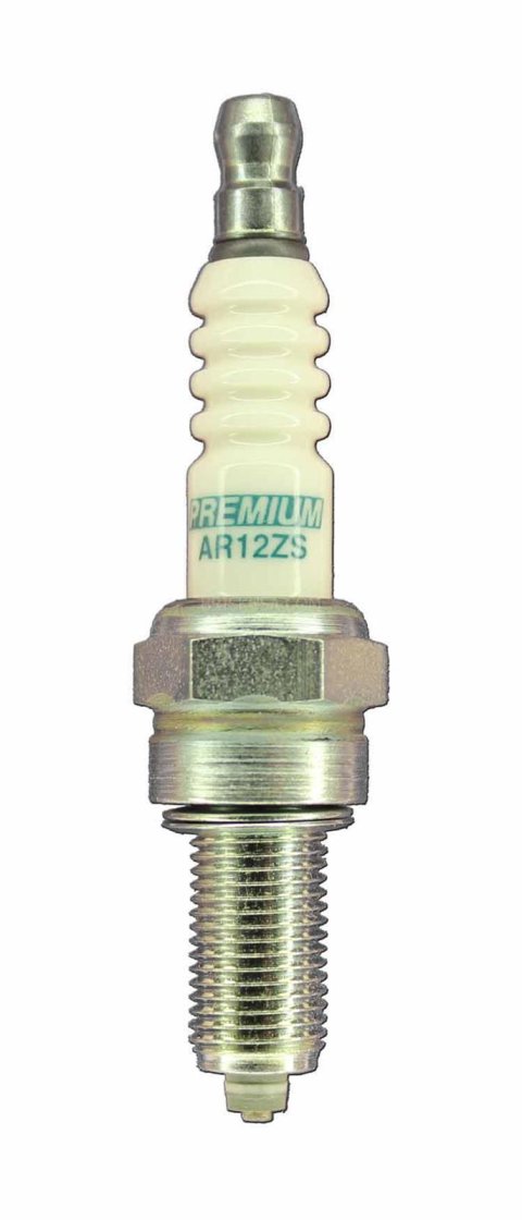 Brisk Multi-Spark Spark Plugs AR12ZS Plugs, Multi-Spark, Silver, 10mm Thread Size, 19mm Reach, Gasket Seat, 12 Heat Range, Resistor, Each