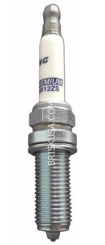 Brisk Multi-Spark Spark Plugs MR12ZS Plugs, Multi-Spark, Silver, 12mm Thread Size, 26.1mm Reach, Gasket Seat, 12 Heat Range, Resistor, Each