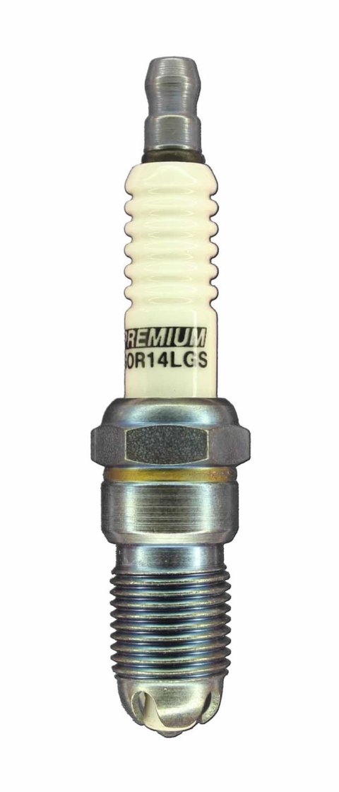 Brisk Premium LGS Spark Plugs GOR14LGS Plug, LGS, Silver, 14mm Thread, 0.709 in. Reach, Tapered Seat, 5/8 in. Wrench Size, Each