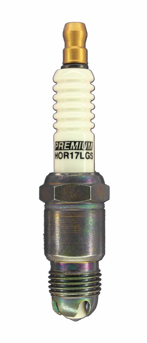 Brisk Premium LGS Spark Plugs HOR17LGS Plugs, LGS, Resistor, Silver, 14mm Thread Size, 12.7mm Reach, Tapered Seat, Each