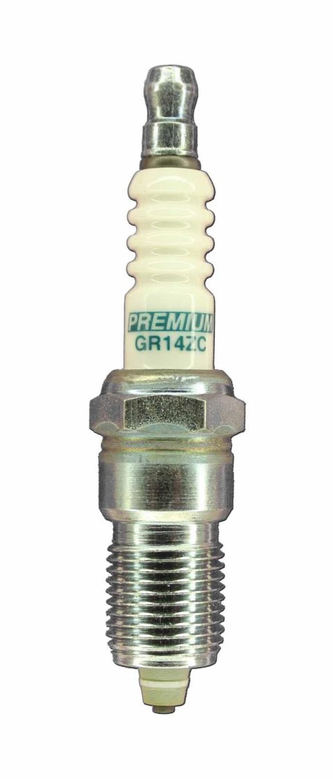 Brisk Multi-Spark Spark Plugs GR14ZC Plug, Multi-Spark, Copper, 14mm Thread, 0.709 in. Reach, Tapered Seat, 5/8 in. Wrench Size, Each
