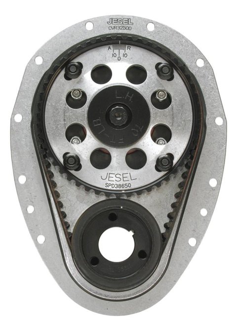 Jesel 2-Piece Upper Pulley Belt Drive Systems KBD-31000 Drive, Upper, Dry System, Chevy, Small Block, Kit