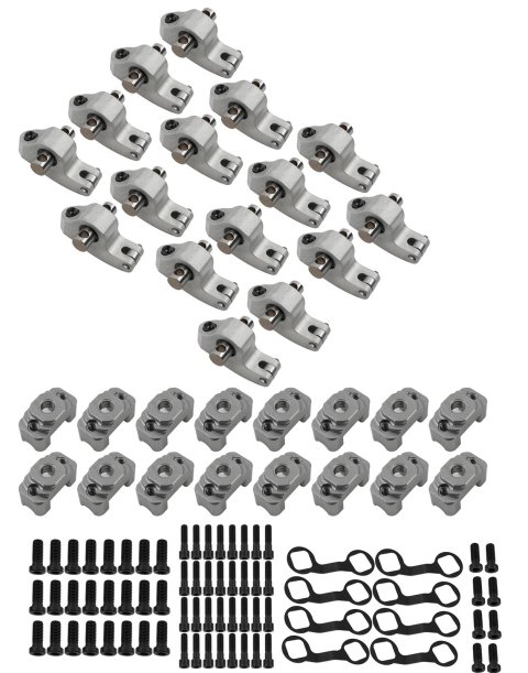 Jesel Sportsman Series Shaft Rocker Arms KSS-037070 Arms, Mount, 1.7 Ratio, Alum., Full Roller, Chevy, Big Block, Dart Pro 1, Pro 2, Iron Eagle Heads