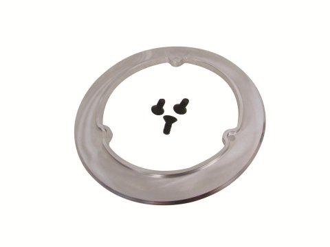 KRC Power Steering HTD Pulley Rock Guards 89008040 Guard, 3-Bolt, Aluminum, Natural, Each