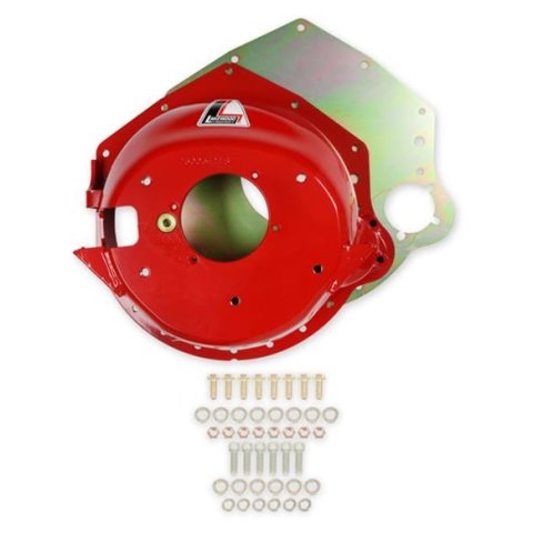 Lakewood Bellhousings 15003LKW Bellhousing, Manual Transmission, Steel, Red Powdercoated, SFI 6.1 Rating, Chevy, Kit