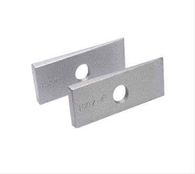 Lakewood Traction Bar Wedge Kits 20510 Axle Shims, Aluminum, 4 Degree, 2 in. Wide, Pair