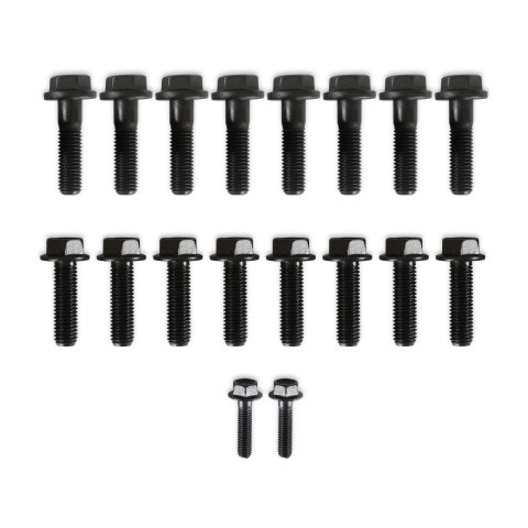 Lakewood Bellhousing Bolts 50397 Bolts, Hex Head, Chromoly Steel, Black, Chevy, LS, LT, Kit