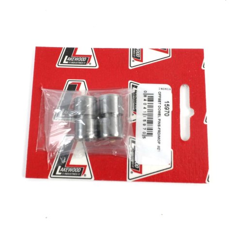 Lakewood Bellhousing Dowel Pins 15970 Pins, .500 in. Diameter, .021 in. Offset, Ford, Mopar, Lincoln, Mercury, Pair