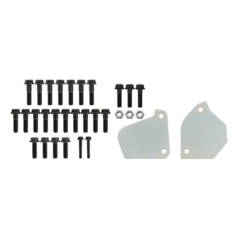 Lakewood Bellhousing Bolts 50394 Bolts, Hex Head, Steel, Black oxide/Gold iridited, Dodge, Kit