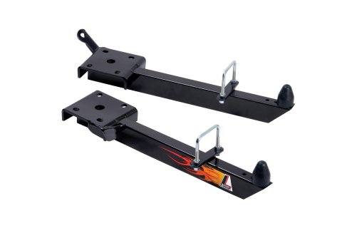 Lakewood Street and Strip Traction Bars 21607 Bars, Strip, Steel, Black, Chevy, Pontiac, F-Body, Pair