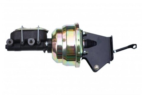 LEED Brakes Master Cylinder and Brake Booster Combos for 1976-1983 CJ5, 1976-1986 CJ7 - C83 Assembly, 1 in. Bore, 8 in. Booster, Dual Diaphragm, Cast Iron Cylinder, Natural, Kit