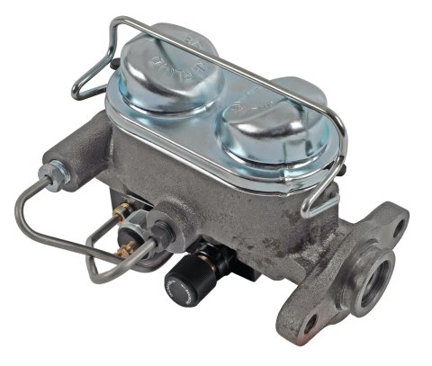 LEED Brakes Manual Dual-Bowl Master Cylinder Upgrade Kits FC0045HK Brake Cylinder, 4-Wheel Drum, Upgrade, 1.00 in. Bore, Cast Iron, Natural, Reservoir, Edsel, Ford, Mercury, Kit