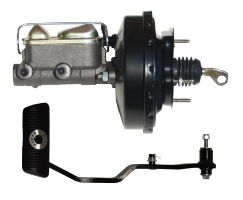 LEED Brakes Master Cylinder and Brake Booster Combos for 1967-1970 COUGAR, MUSTANG - 034PA 9 in. Booster, Black, Firewall Mount, Dual Bowl Cylinder, Cast iron, Natural, Disc/Drum or Disc/Disc, Kit