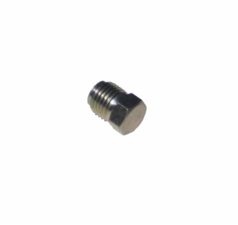 LEED Brakes Inverted Flare Plugs PL3824 Fitting, Steel, Zinc, Plug, 3/8 -24 in. Male Flare, Each