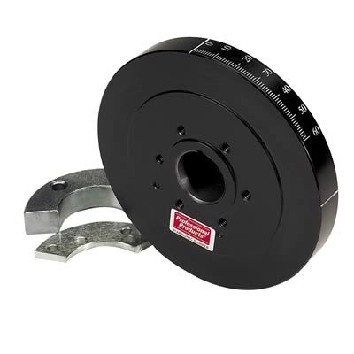 Professional Products PowerForce Harmonic Dampers 80012 Balancer, Powerforce Series, Internal Balance, Nodular Iron, Black, Chrysler, Dodge, Plymouth, 318, 340, Each