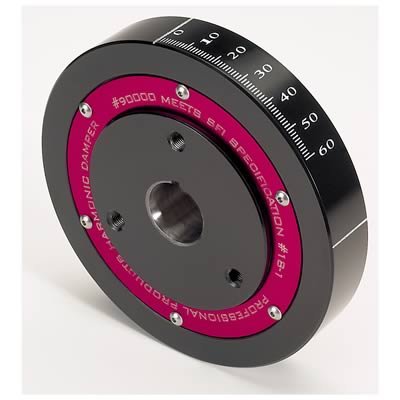 Professional Products PowerForce Plus Harmonic Dampers 90000 Balancer, Powerforce Series, Internal Balance, 6.75 in. Diameter, Steel, Black, Chevy, Small Block, Each