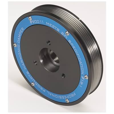 Professional Products PowerForce Plus Harmonic Dampers 90011 Balancer, Plus, Internal Balance, Steel, Black Painted, Ford, Lincoln, Mercury, 4.6L, Each
