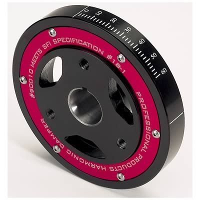 Professional Products PowerForce Plus Harmonic Dampers 90010 Balancer, Powerforce Series, Internal Balance, Steel, Black, GM with Chevy, Small Block, Each