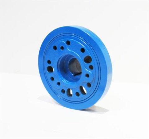 Professional Products Restoration Harmonic Balancers 85010 Balancer, Balancer, 28 oz. External Balance, Nodular Iron, 6.380 in. Diameter, Ford Blue, Ford, Small Block, Each