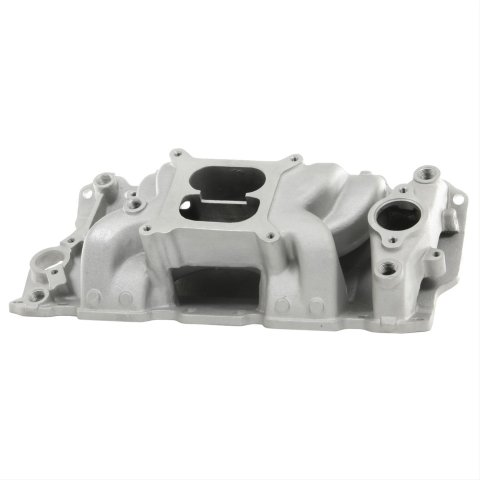 Professional Products CrossWind Intake Manifolds 52026 Manifold, CrossWind, Carbureted, Aluminum, Natural, Chevy, Small Block, Each