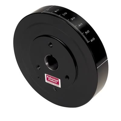 Professional Products PowerForce Harmonic Dampers 80003 Balancer, Powerforce Series, Internal/Extenal Balance, Nodular Iron, Black, Chevy, 400, Each