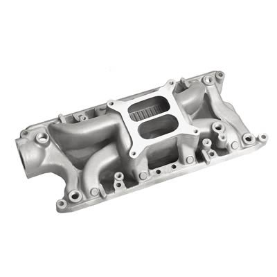 Professional Products CrossWind Intake Manifolds 54026 Manifold, CrossWind, Carbureted, Aluminum, Natural, Ford, Small Block, Each