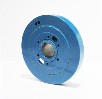 Professional Products Restoration Harmonic Balancers 85025 Balancer, Balancer, External Balance, Nodular Iron, 7.250 in. Diameter, Chrysler Blue, Chrysler, Dodge, Plymouth, Each