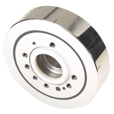 Professional Products PowerForce Harmonic Dampers 82007 Balancer, PowerForce, 50 oz. Imbalance, Stainless Steel, Polished, Ford, Lincoln, Mercury, 5.0L, Each