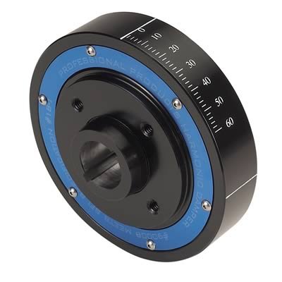 Professional Products PowerForce Plus Harmonic Dampers 90008 Balancer, Plus, Internal Balance, Steel, Black Painted, Ford, Lincoln, Mercury, 429, 460