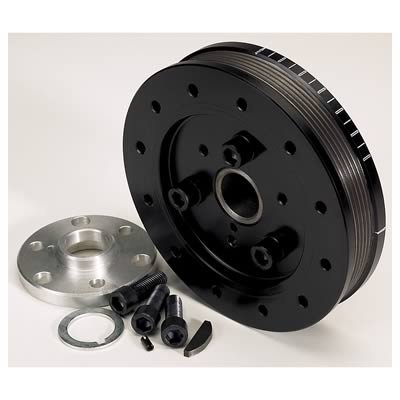 Professional Products PowerForce Harmonic Dampers 80030 Balancer, PowerForce, Neutral Balance, Nodular Iron, Black, Chevy, Pontiac, 4.3, 5.7L V8