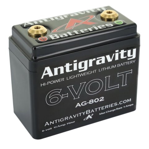 Antigravity Batteries Special Voltage Small Case Lithium-Ion AG-802 8-Cell 6V Lithium Battery