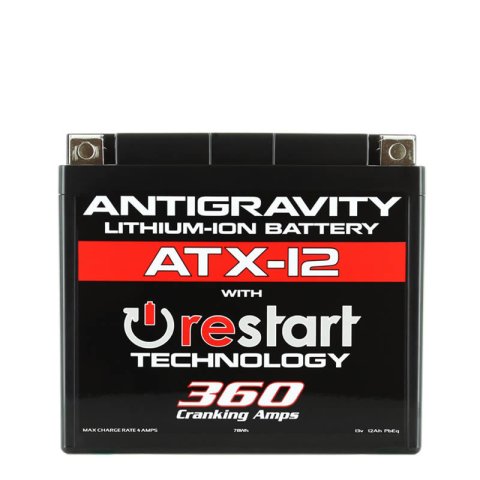 Antigravity Batteries Re-Start AG-ATX12-RS Battery, Re-Start, Starting, 12 V, Lithium-Ion, 360 Amps, Each