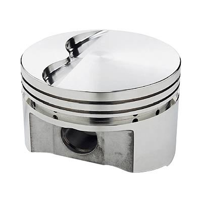 SRP Small Block Chevy 350/400 Flat-Top Pistons 138087 Pistons, Forged, Flat, 4.060 in. Bore, 1/16 in., 1/16 in., 3/16 in. Ring Grooves, Chevy, Set of 8