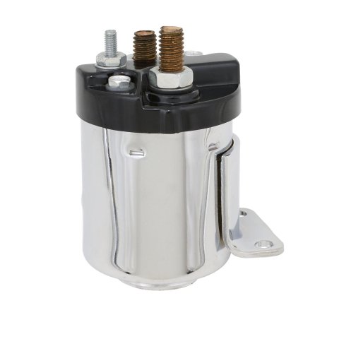 ACCEL Motorcycle Chrome Starter Solenoids 40111C Solenoid, Plated, Harley-Davidson®, Each