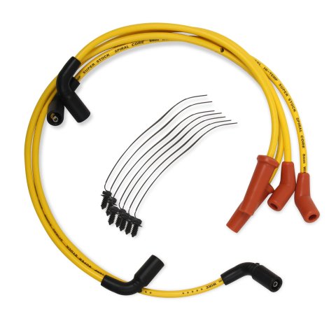 Accel Motorcycle Spark Plug Wire Sets 171116-Y Wires, 8MM S/S WIRE 17 AND UP TOURING -YELLOW