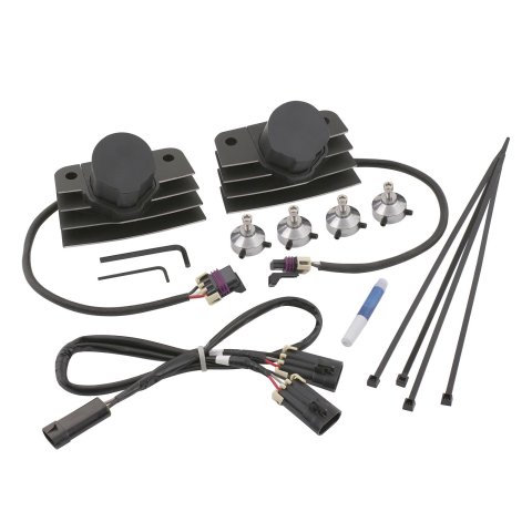 ACCEL Motorcycle Stealth Supercoils 140411BI Ignition Coils, Supercoils, Coil Pack Style, Epoxy, Black, Round, Harley-Davidson®, Pair