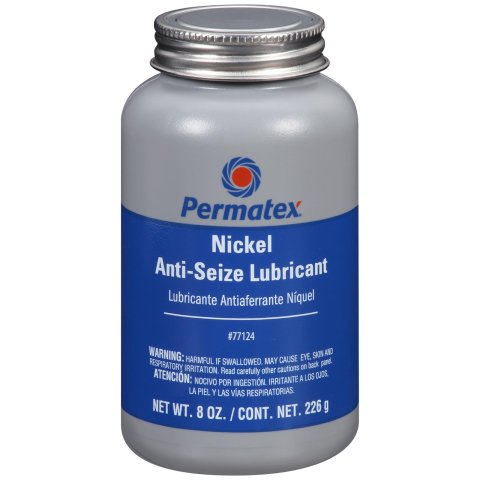 Permatex Nickel Anti-Seize Lubricant 77124 Lubricant, Based, 8 oz., Each