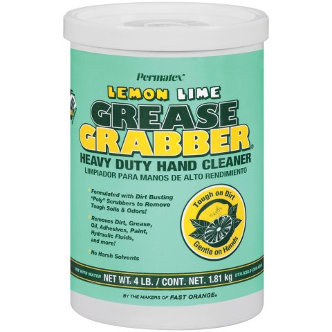 Permatex Grease Grabber Lemon Lime Hand Cleaner 13106 Cleaners and Lotion, Grabber, 4 lbs., Each