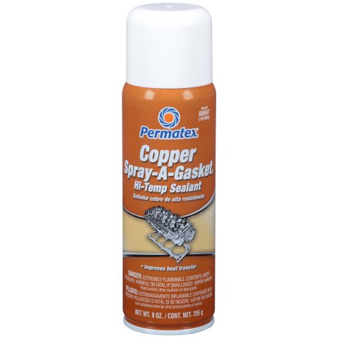 Permatex Copper Spray-A-Gasket Sealer 80697 Gasket Coating, Sealer, 9 oz., Each