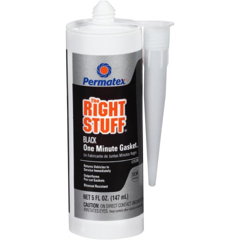 Permatex The Right Stuff Gasket Maker 29208 Maker, Stuff, -75 To 450 degrees F, Black, 5 oz., Each