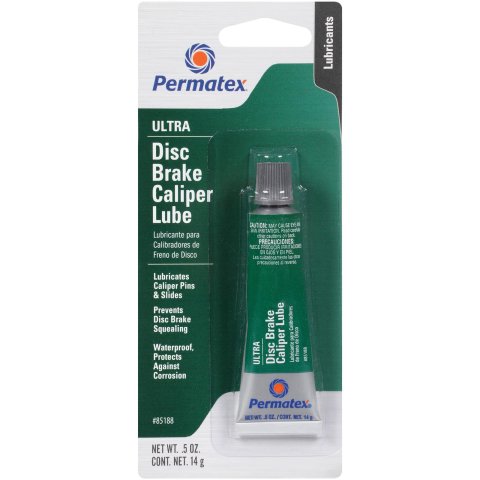 Permatex Ultra Disc Brake Caliper Lubricant 85188 Lubricant, Brake, 0.50 oz., Each